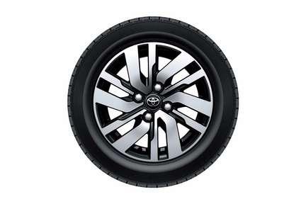 165/65R14タイヤ&14×5Jアルミホイール(センターオーナメント付)