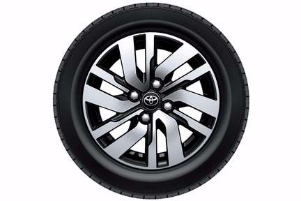 165/65R14タイヤ&14×5Jアルミホイール(センターオーナメント付)
