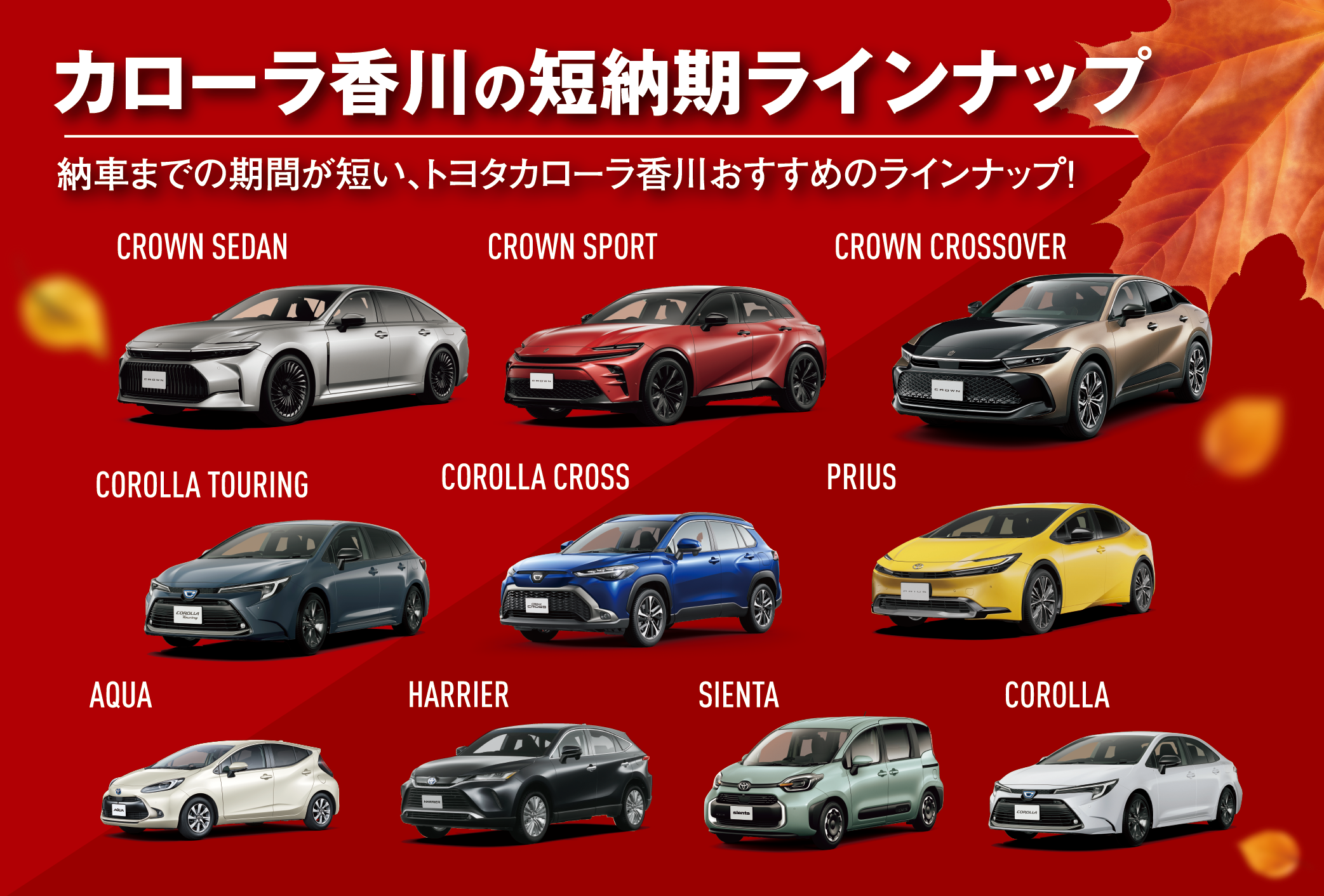 オレンジマンスリー10月号 | トヨタカローラ香川株式会社