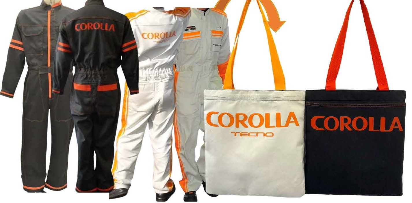 ま*ず様 TOYOTA COROLLA オーバーオール 作業着 まとめ4点セット プレスリリース17 | トヨタカローラ香川株式会社